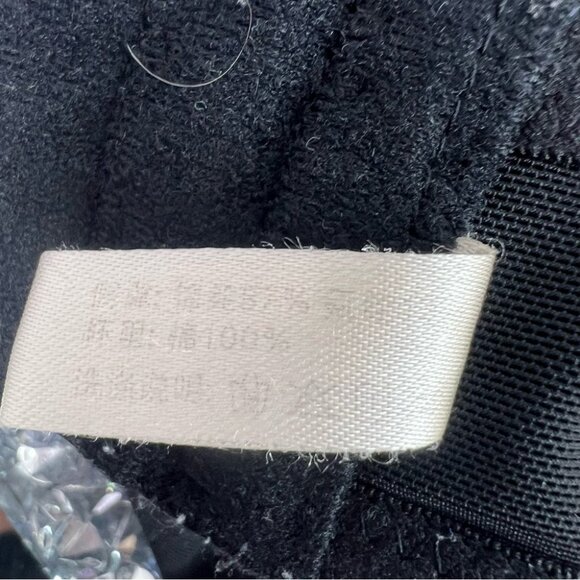 Bra polka dot mesh detail light pink Elegant Black and Cream Polka Dot Bra - Picture 7 of 9